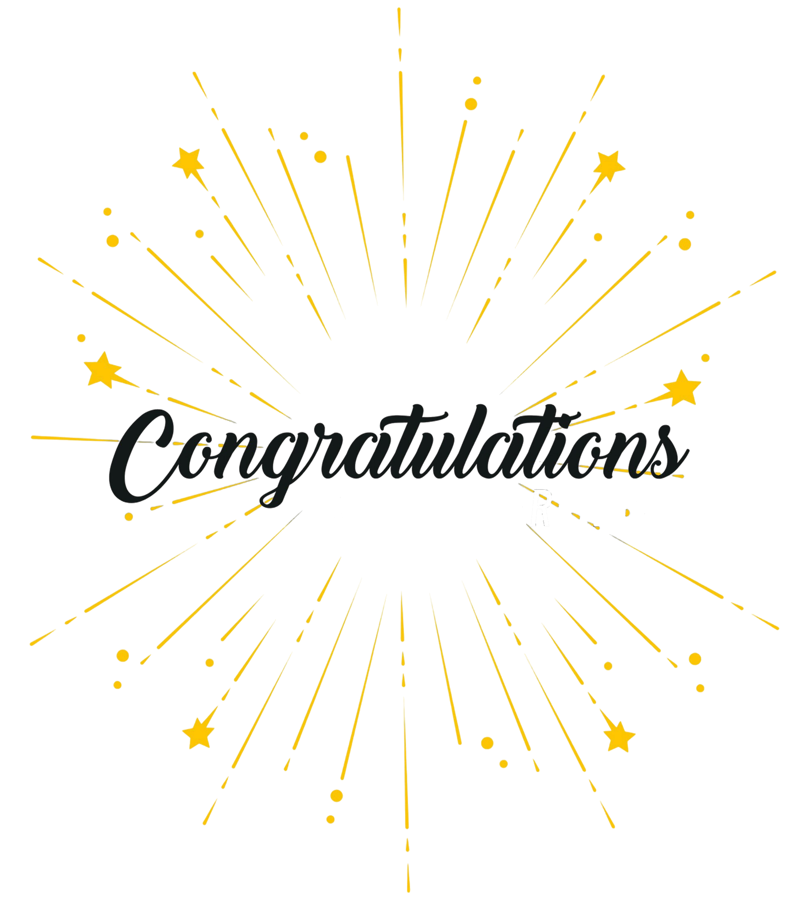 congratulation happy event celebration with stars decoration